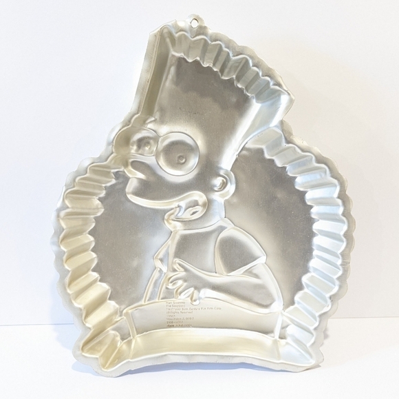 VINTAGE Wilton Bart Simpson cake pan 2105-9002 - Picture 2 of 5